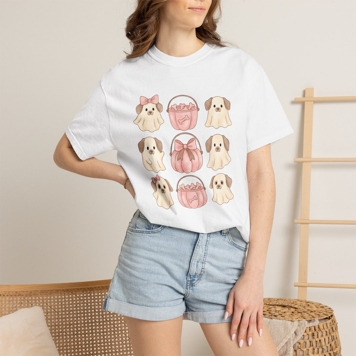 Halloween Dog Adorable T-Shirt – Spooky Pup Mom Design product image 7