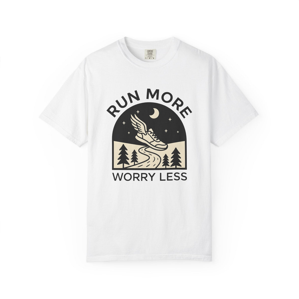 Winged Running Shoe Shirt Sports Outdoors Unisex Gift Minimalist Tee Flying Shoe