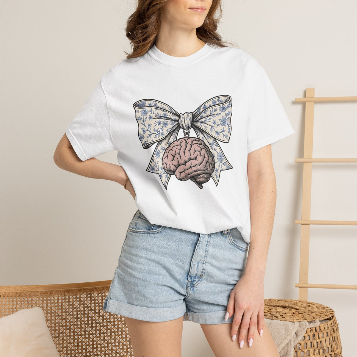 Neurological Bow Shirt Nurses Anatomy Unisex Gift Classic product image 6