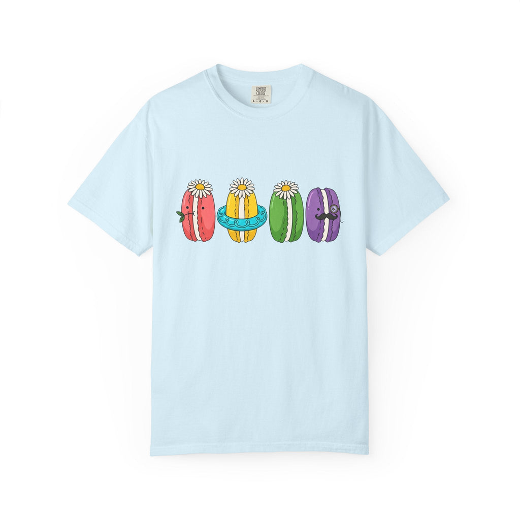 Cute Macarons Shirt Desserts Food Unisex Gift Kawaii Tee product image 2