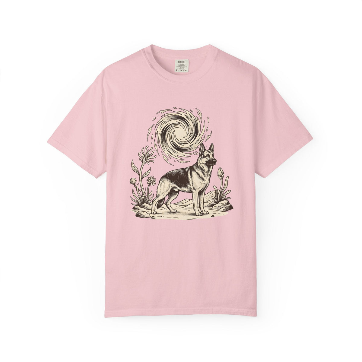 German Shepherd Puppy Shirt Dog Fauna Gift Women Cartoon product image 3