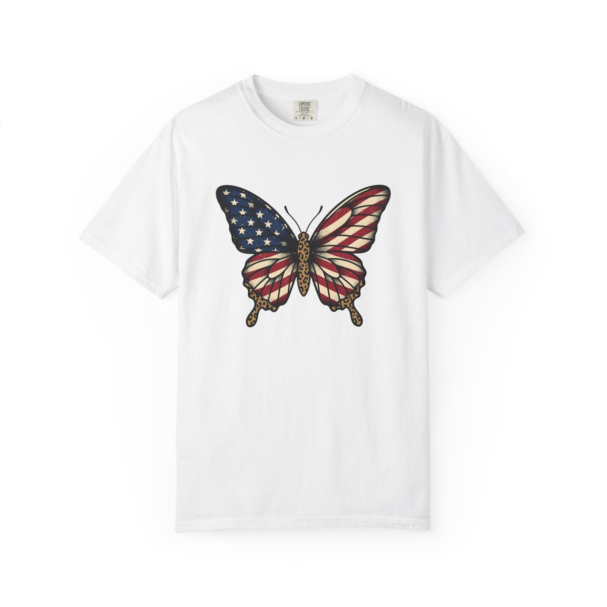 Patriotic Butterfly Shirt 4th Of July Gift Women Vintage product image 1