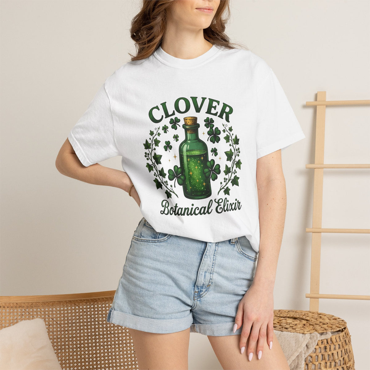 Lucky Potion Bottle Shirt St Patrick's Day Flora Unisex product image 6