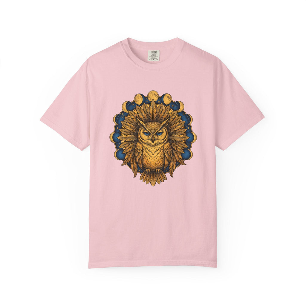 Owl Mandala Shirt Boho Chic Celestial Unisex Gift Tee product image 3