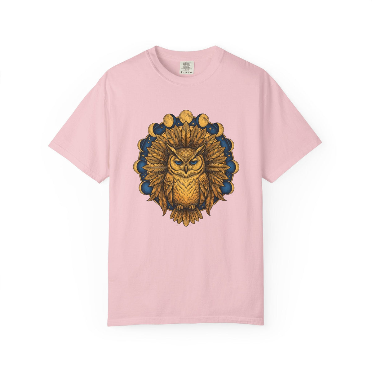 Owl Mandala Shirt Boho Chic Celestial Unisex Gift Tee product image 3