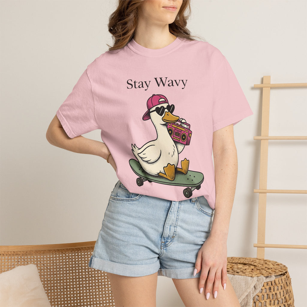 Duck Skateboard Shirt Funny Wildlife Gift Women Comic Tee product image 12