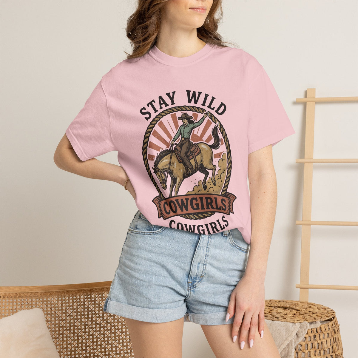 Cowgirl Horse Shirt Cowboy Gift for Women Rustic Tee Rodeo product image 12