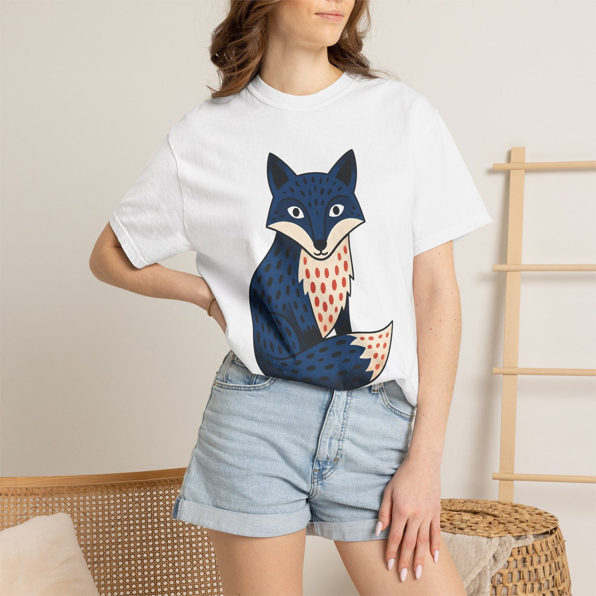 Fox Graphic Shirt Animals Woodland Unisex Gift Boho Tee product image 6