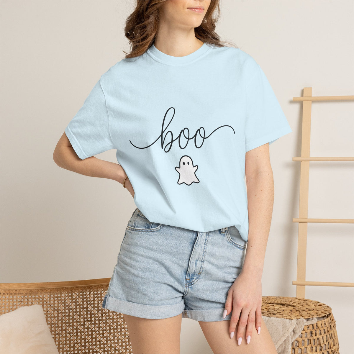 Ghost Illustration Shirt Halloween Ritual Unisex Gift product image 9