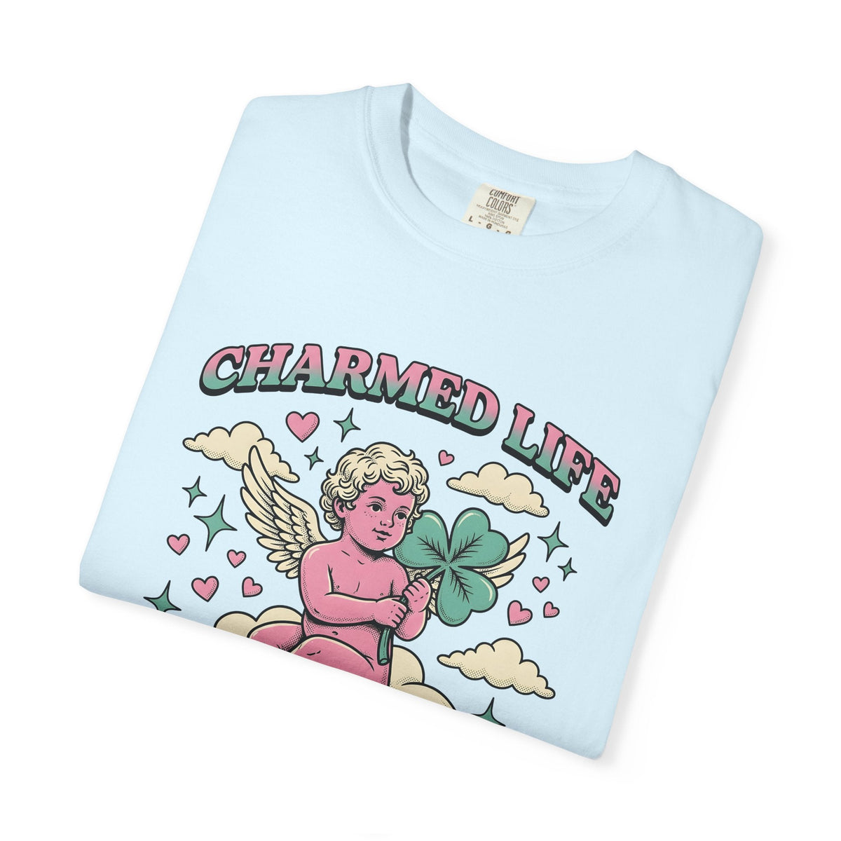 Angel Clover Shirt St Patricks Day Luck Unisex Gift Vintage product image 8