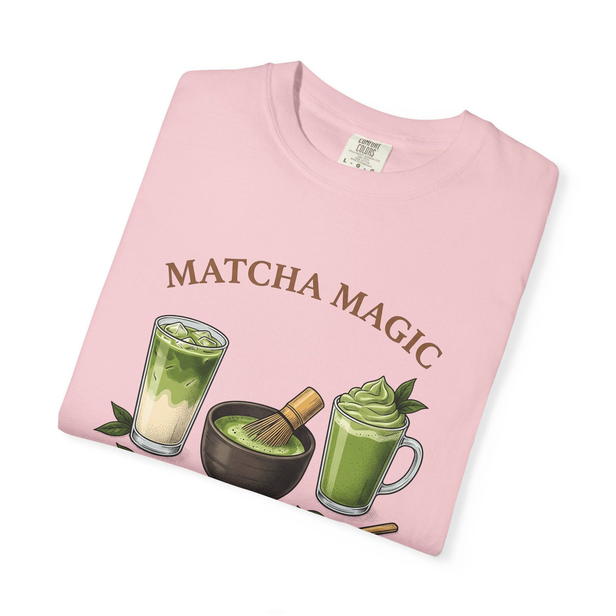 Matcha Latte Shirt Coffee Cooking Unisex Gift Old School product image 11