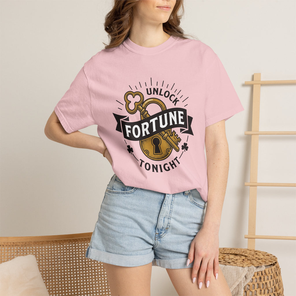 Old Lock Key Shirt St Patrick's Day Chance Unisex Gift Poster Art Tee Antique