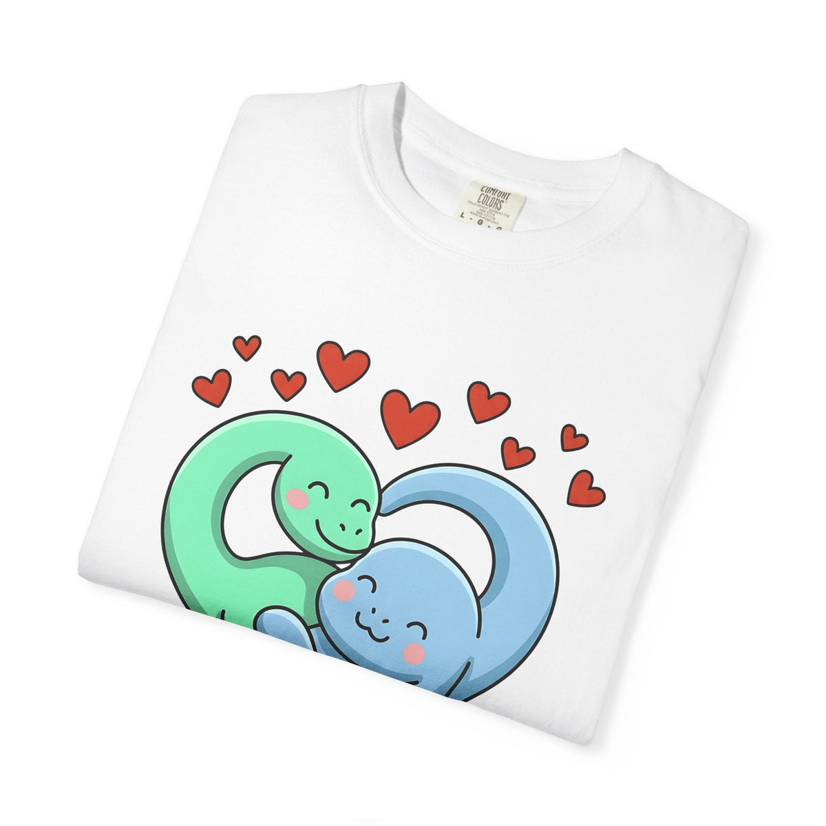 Dino Couple Shirt St. Valentine's Day Affection Unisex Gift product image 5