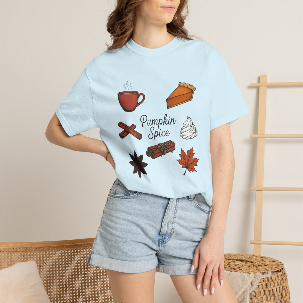 Pumpkin Spice Coffee Shirt Fall Gourmet Unisex Gift Rustic Tee Pumpkin Spice