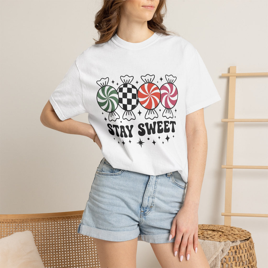 Candy Cane Shirt Christmas Sweets Unisex Gift Whimsical Tee product image 6
