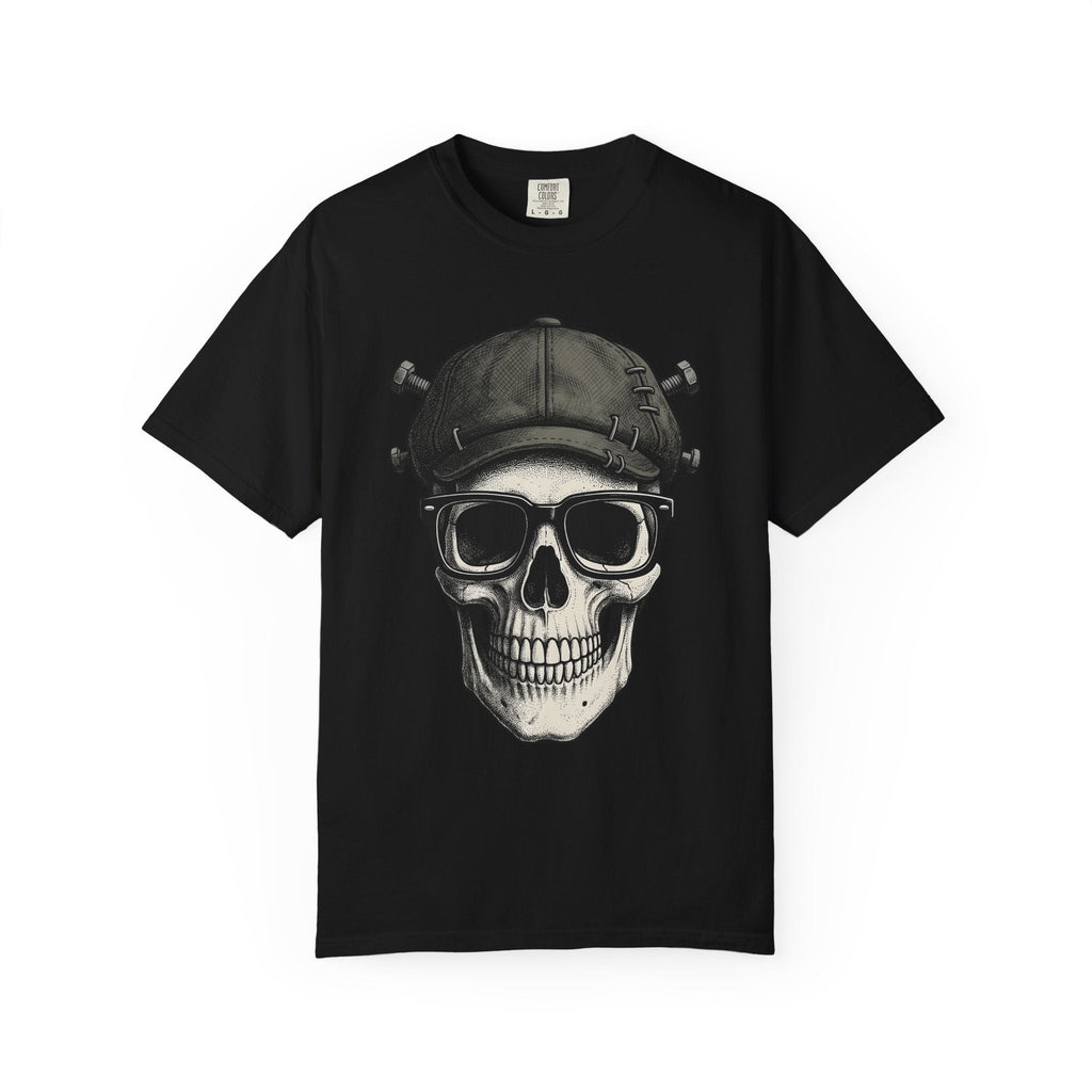 Skull Beanie Shirt Halloween Macabre Unisex Gift Skin Art product image 4