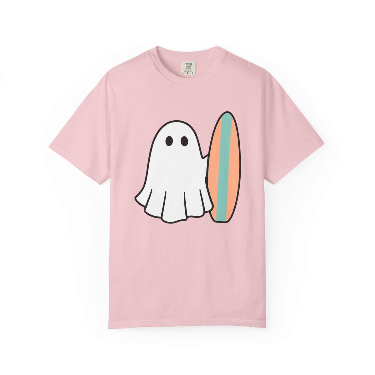 Ghost Wave Shirt Surfing Shore Unisex Gift Simple Tee product image 3