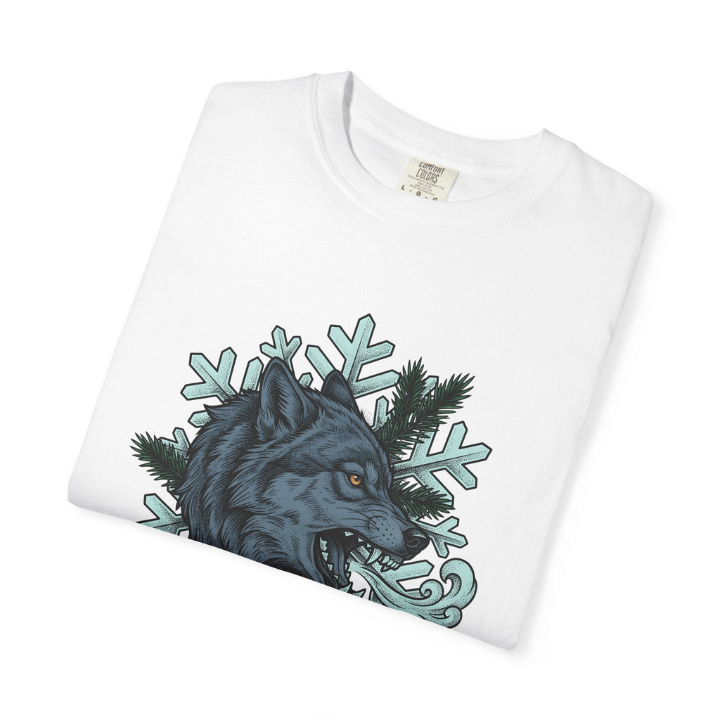Wolf Head Shirt Winter Animal Unisex Gift Tattoo Style Tee product image 5