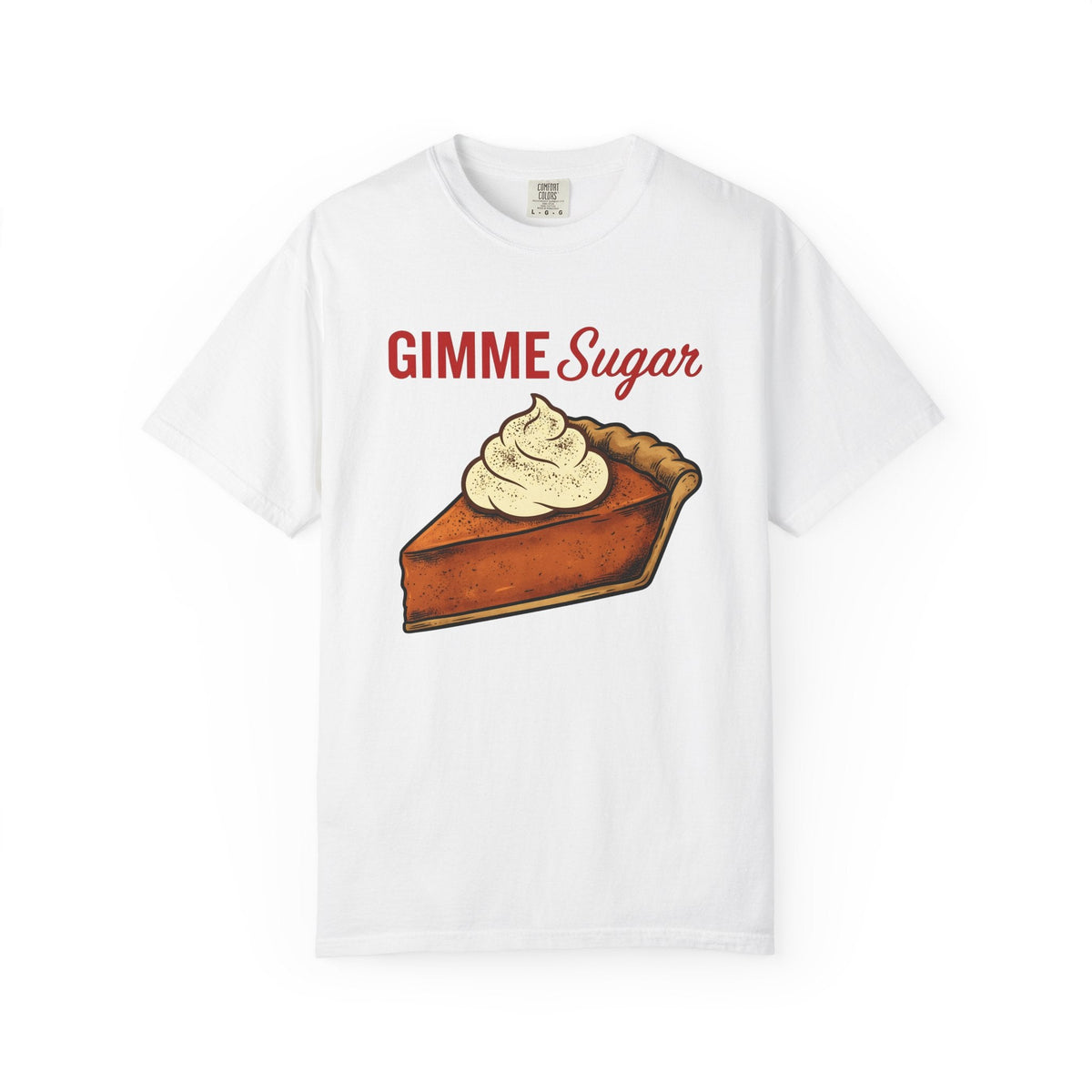 Pumpkin Tart Shabby Chic T-Shirt – Fall Holiday Dessert product image 1