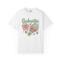 Badminton Racket Shirt Floral Unisex Gift Playful Tee product image 1