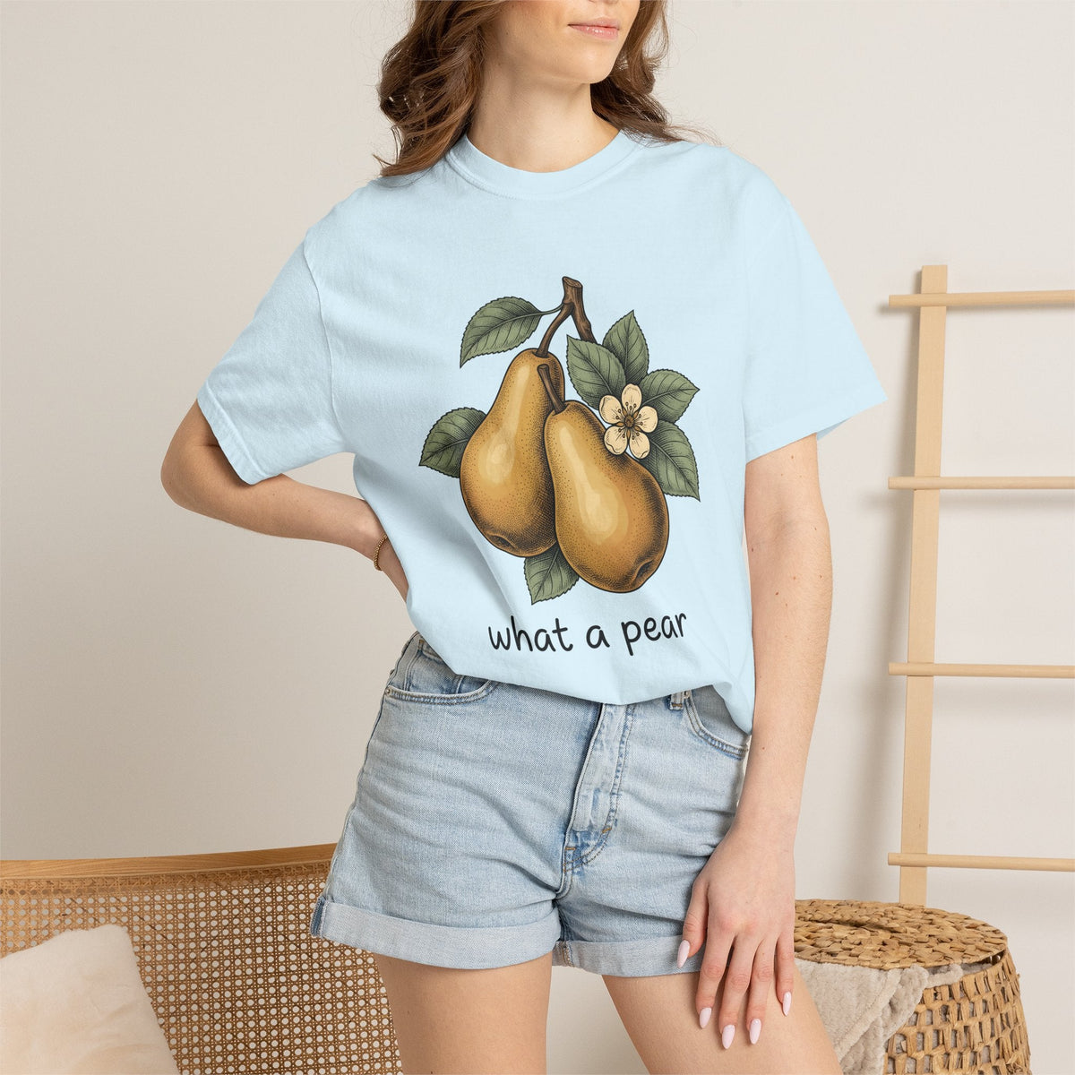 Pear Shirt Fruit Pun Unisex Gift Botanical Tee Pears product image 9