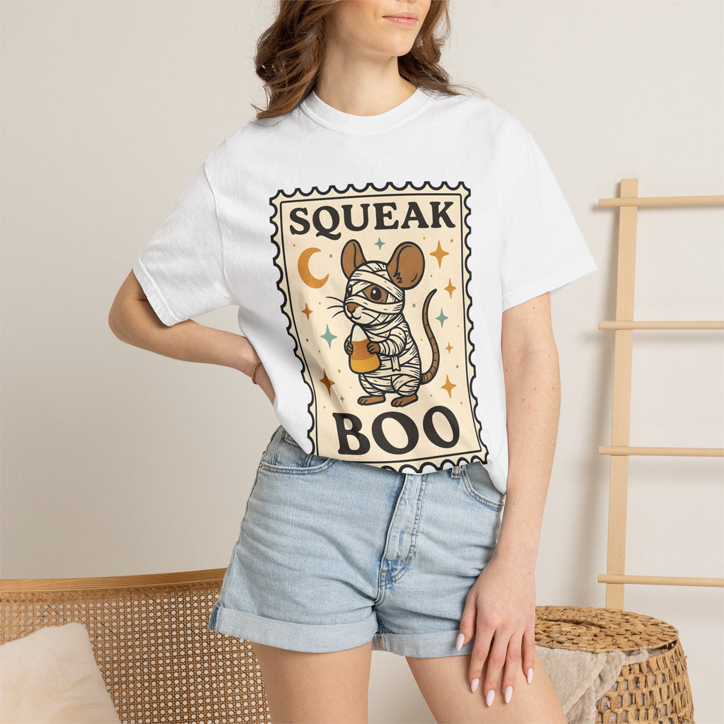 Mummy Mouse Charming T-Shirt – Cute Halloween Wildlife product image 7