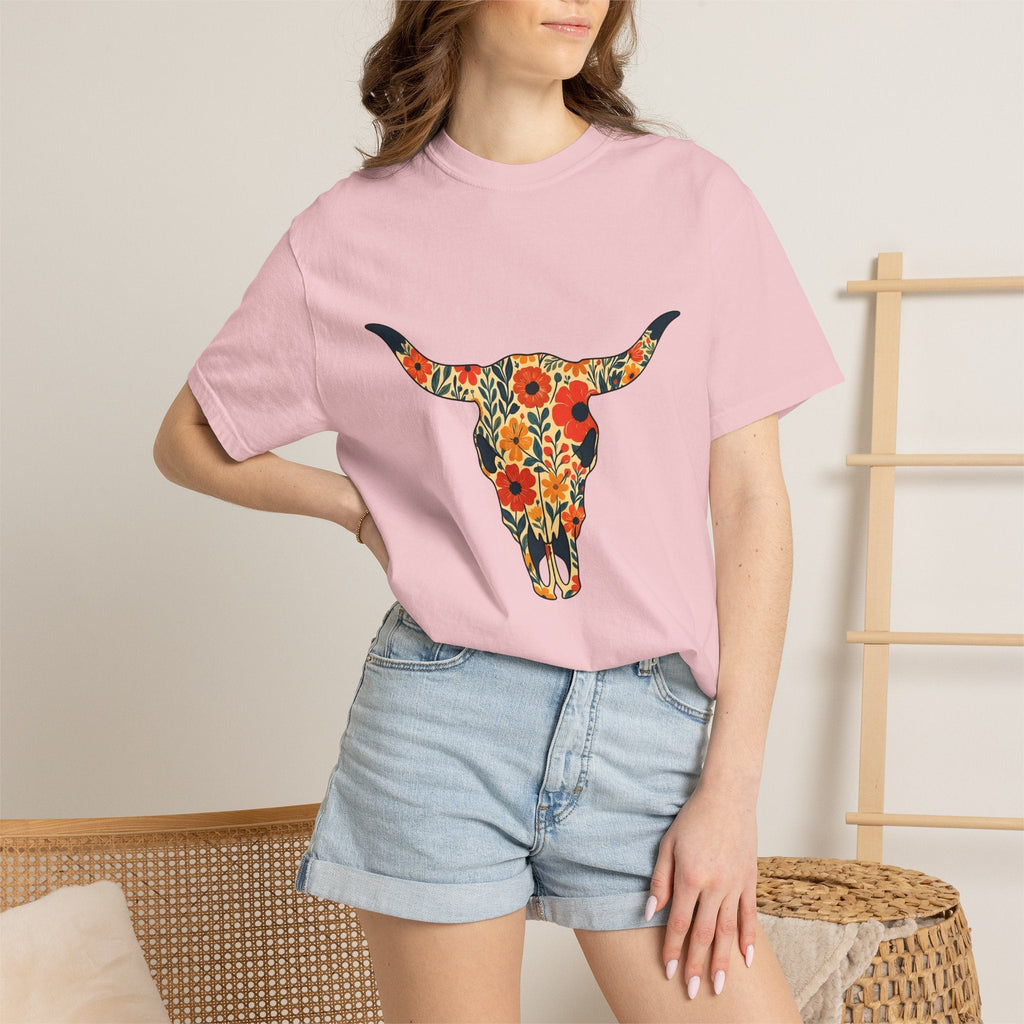 Steer Skull Shirt Cowgirl Ranch Gift for Women Southwestern product image 13