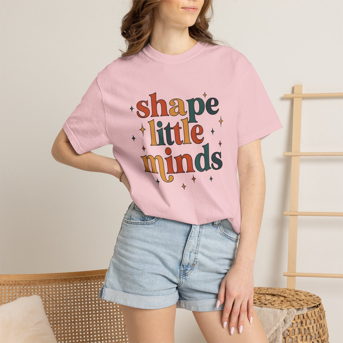 Bright Vintage Lettering Shirt Teacher Classroom Unisex product image 12