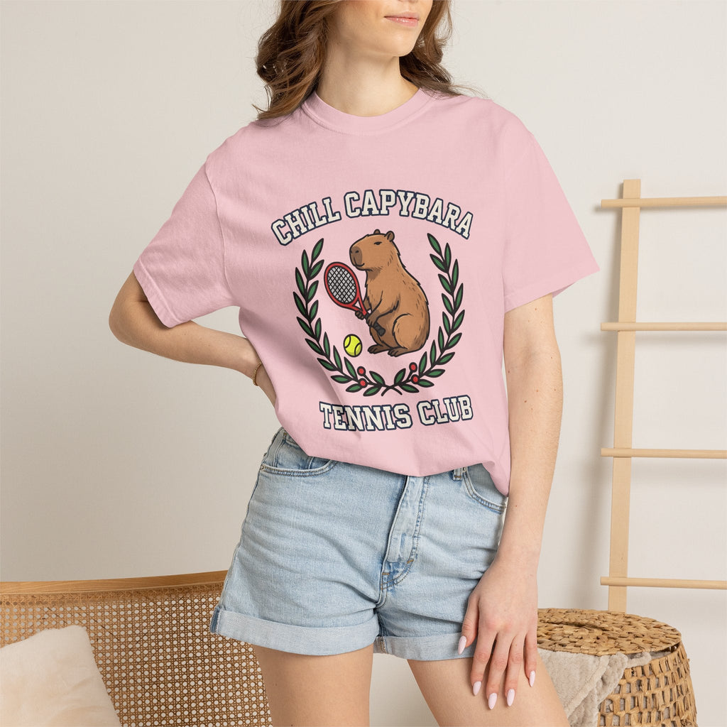 Capybara Tennis Shirt Sports Fauna Unisex Gift Illustration product image 12