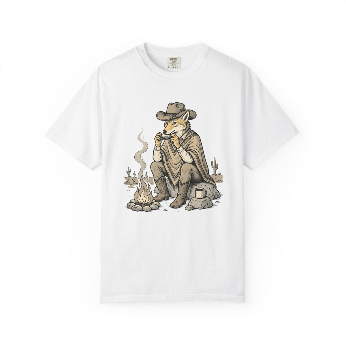Desert Coyote Shirt Cowgirl Fauna Gift for Women Country product image 1