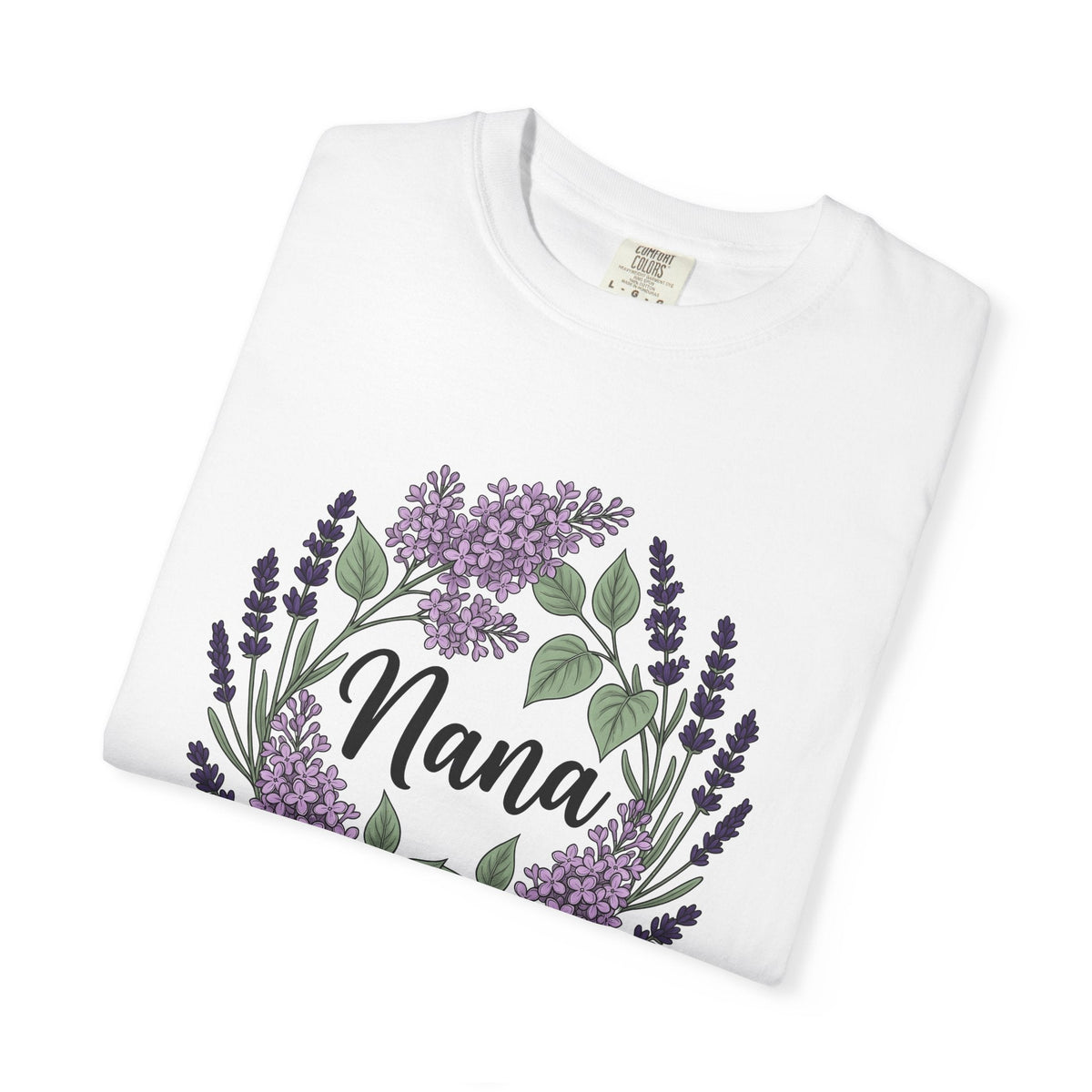 Lavender Floral Wreath Shirt Grandma Gift for Women product image 5