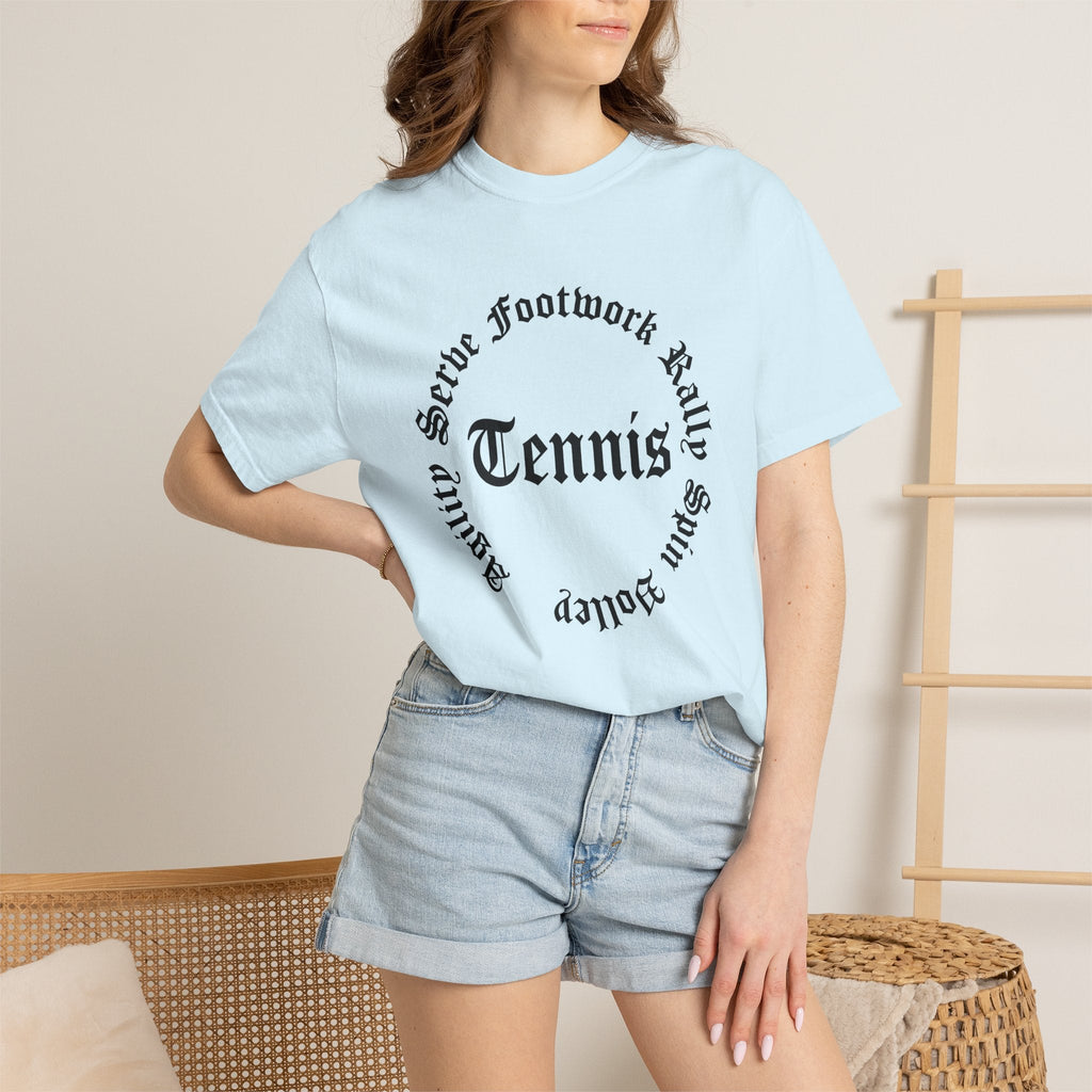 Tennis Quote Shirt Competitor Unisex Gift Old English Tee product image 9