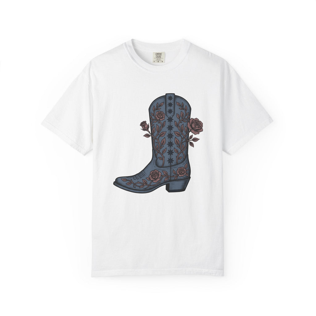 Leather Boot Shirt America Ranch Unisex Gift Retro Vintage product image 1
