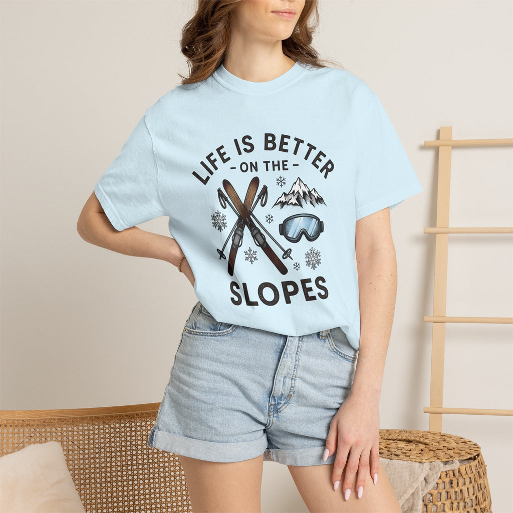 Snow Gear Shirt Skiing Frost Unisex Gift Aged Tee Winter product image 9