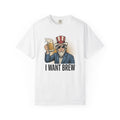 Uncle Sam Beer Shirt 4th Of July Unisex Gift Vintage Tee product image 1