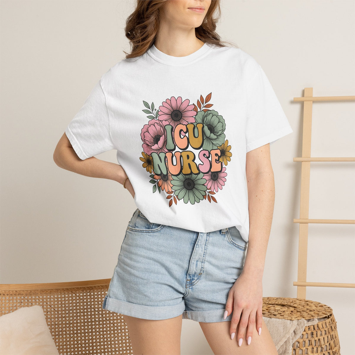 Blossom Bouquet Shirt Nurse Garden Unisex Gift Folk Tee product image 6
