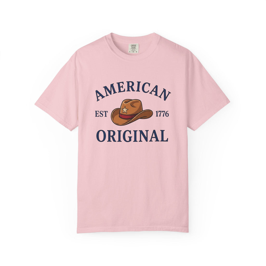 Cowboy Hat Shirt America Western Unisex Gift Vintage Tee Stetson T-Shirt Patriot