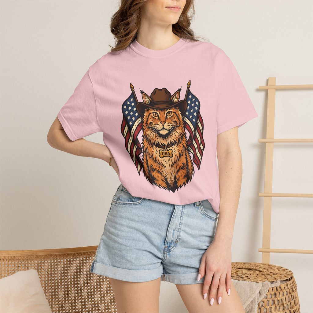 Cowboy Cat Vintage T-Shirt – Patriotic 4th of July Kitty product image 12