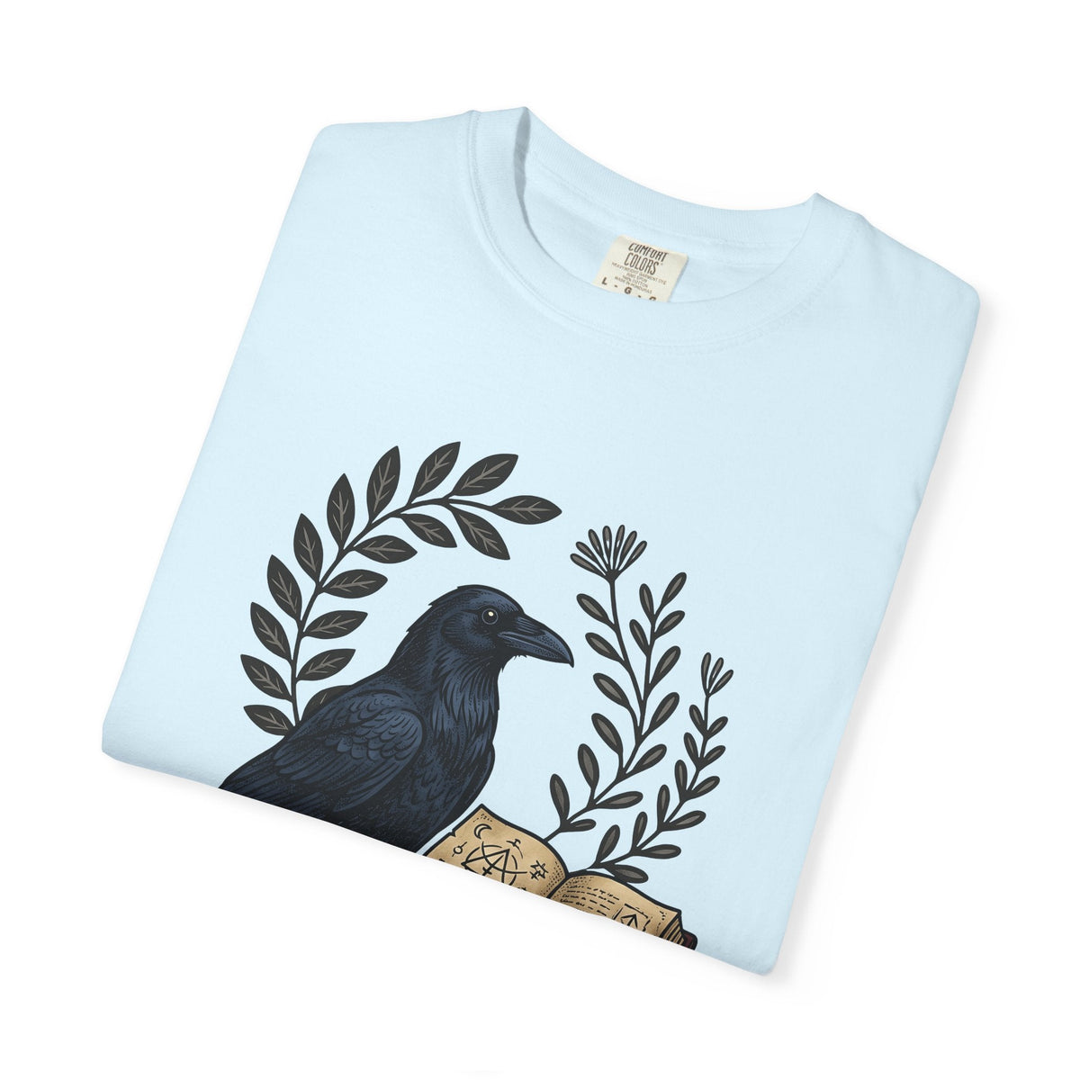 Crow Journal Retro T-Shirt – Halloween Magic Occult Sketch product image 8