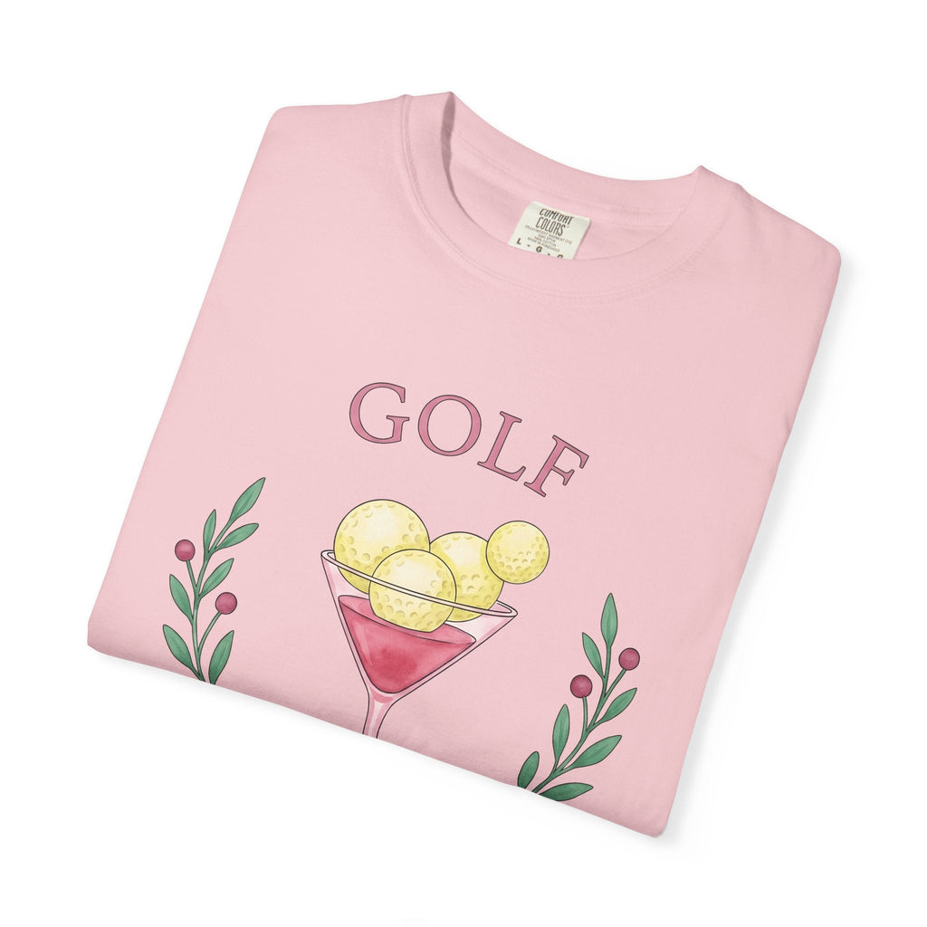 Golf Drink Shirt Joke Unisex Gift Hand Painted Tee Cocktail product image 11