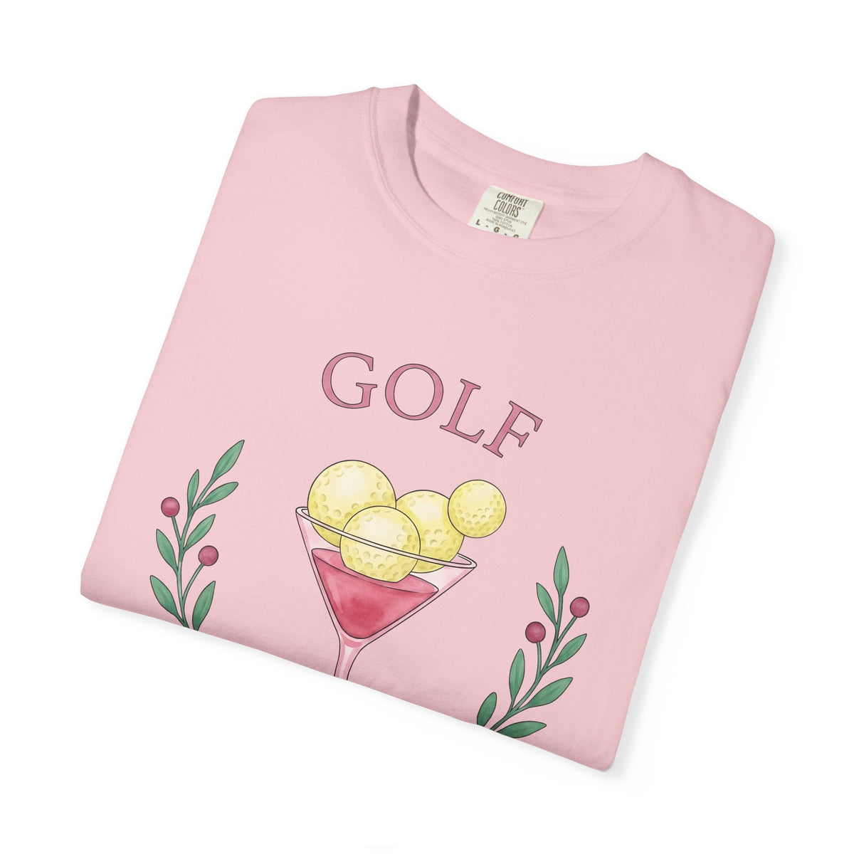 Golf Drink Shirt Joke Unisex Gift Hand Painted Tee Cocktail product image 11