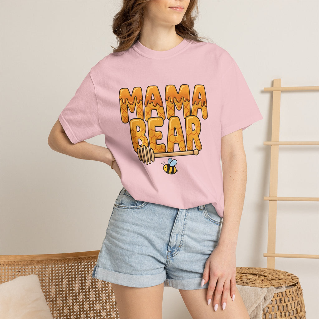 Honeycomb Bee Cartoon T-Shirt – Mom Honey Lover Design product image 12