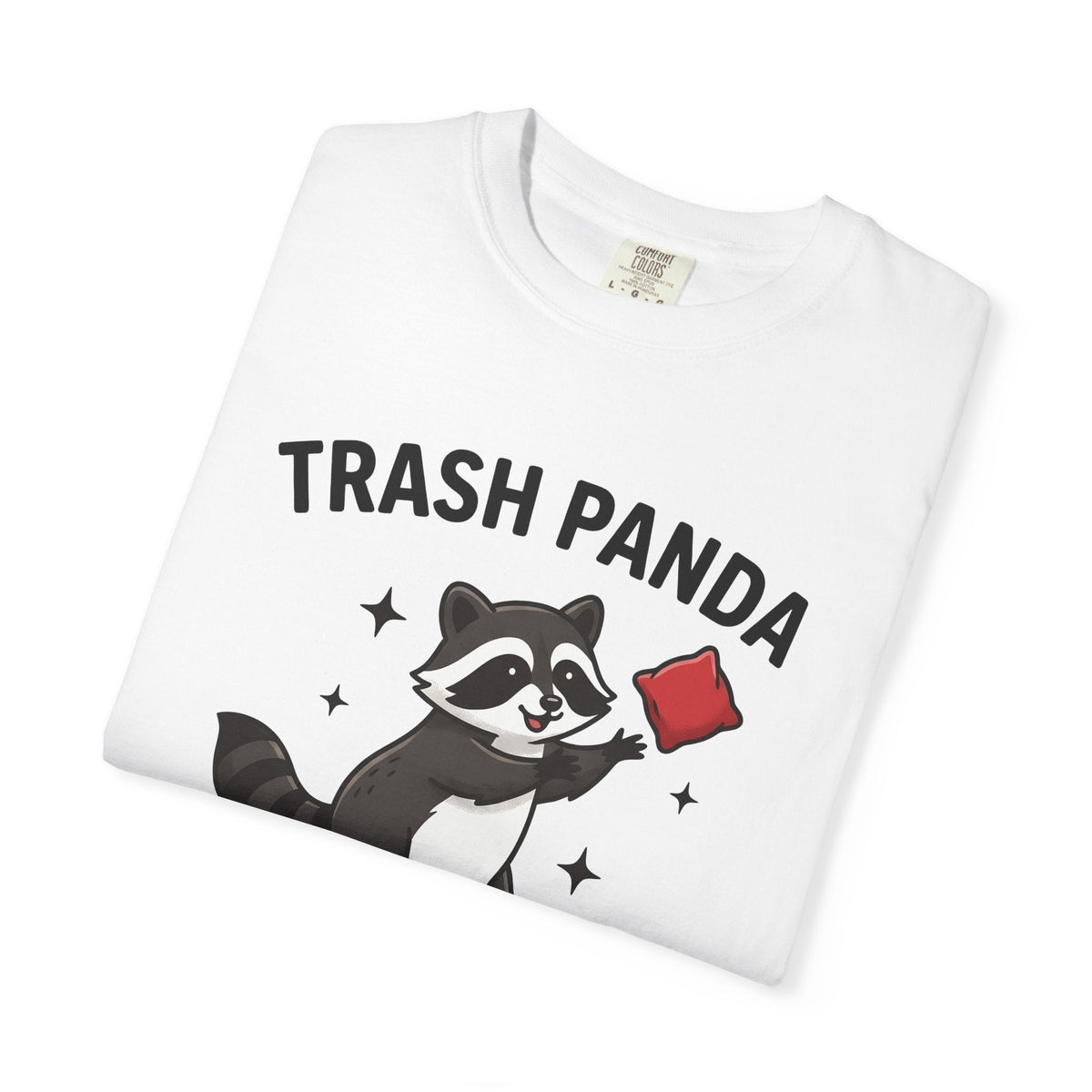 Raccoon Cornhole Shirt Wildlife Gift Women Comic Tee Boards product image 5