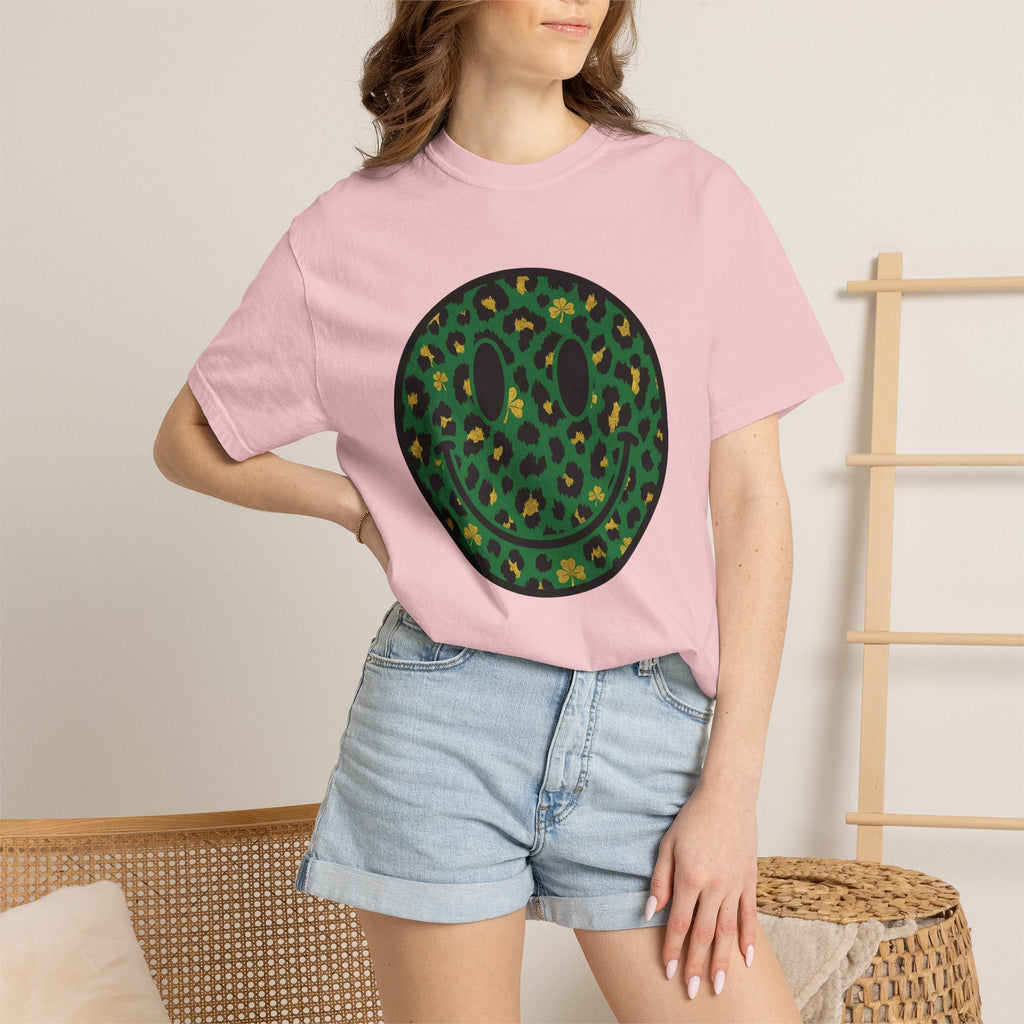 Smiley Face Shirt St Patrick's Day Animal Print Unisex Gift product image 12