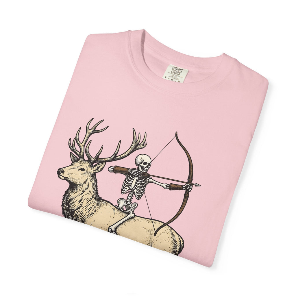 Skull Stag Antlers Retro T-Shirt – Gothic Autumn Fall product image 12