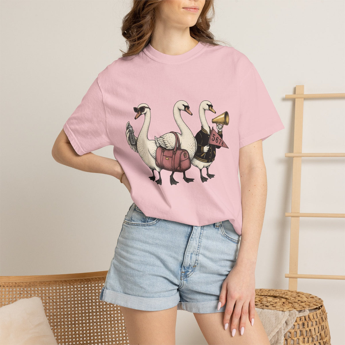 Swan Set Shirt Moms Fauna Gift for Women Storybook Tee product image 12