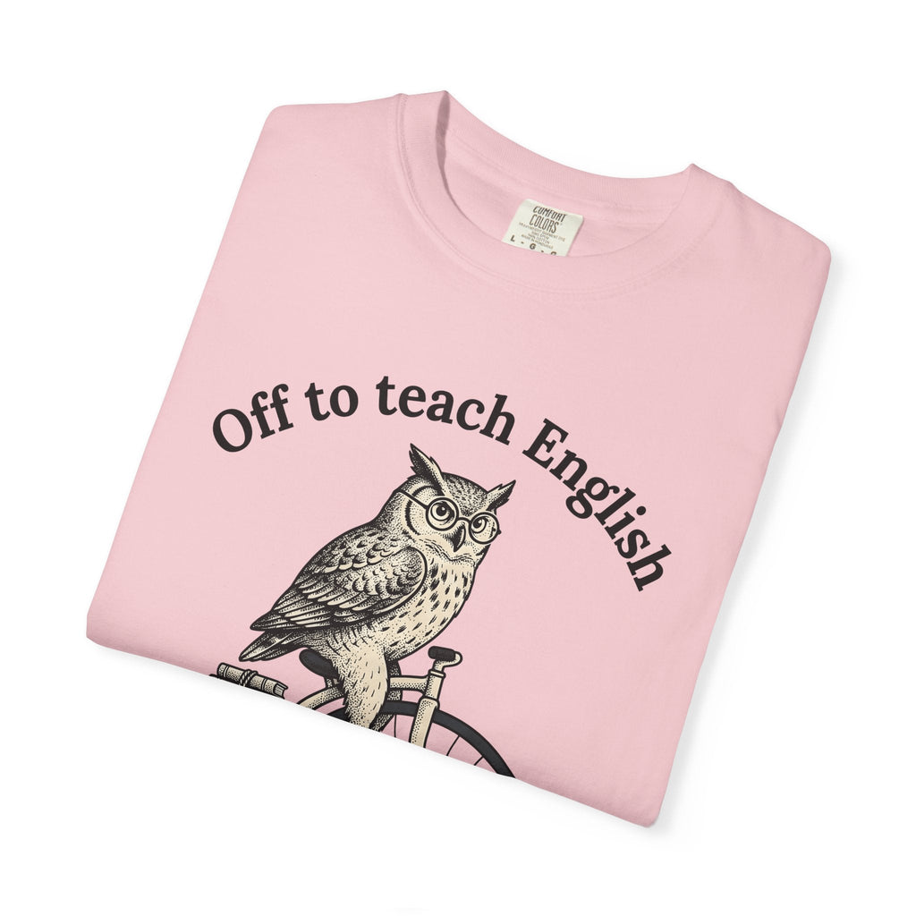 Owl Cycling Shirt Teachers Schooling Unisex Gift Antique product image 11