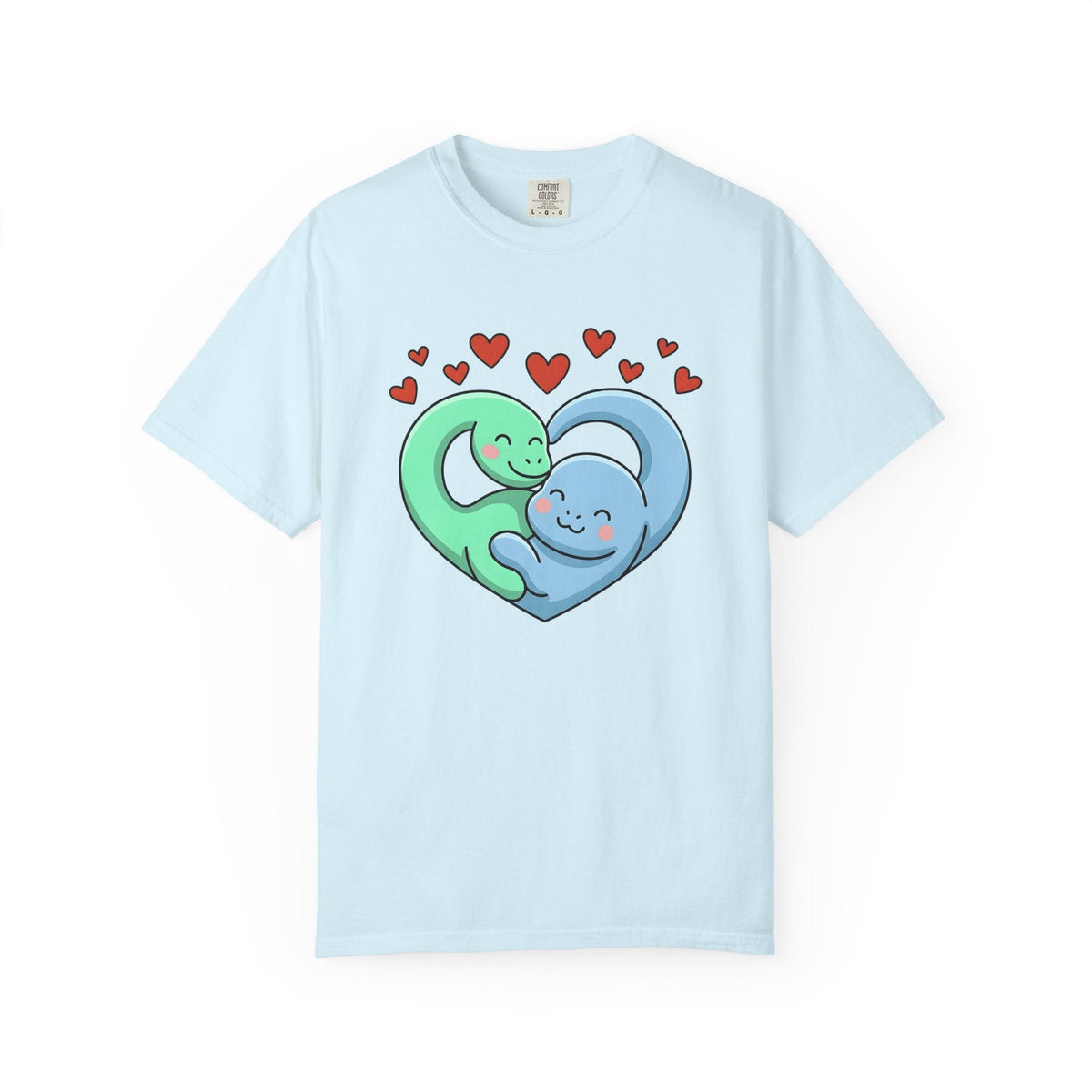 Dino Couple Shirt St. Valentine's Day Affection Unisex Gift product image 2