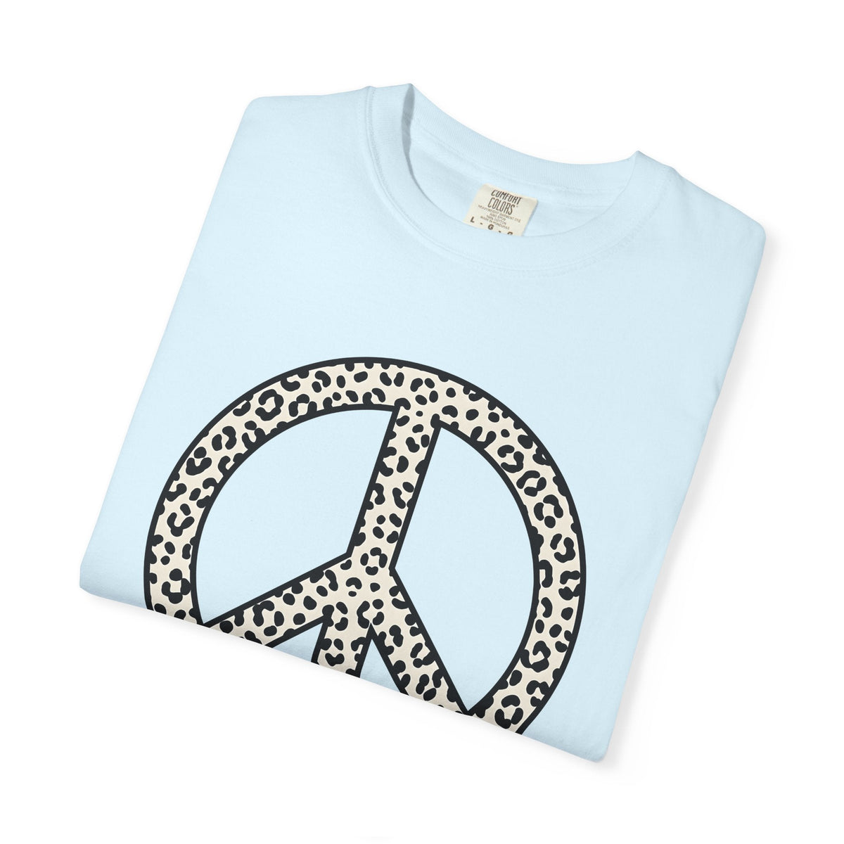 Wild Cat Peace Sign Shirt Animal Print Vintage Gift Women product image 8
