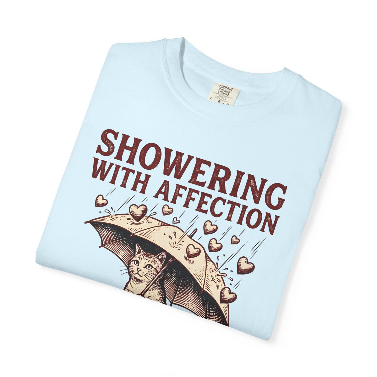 Cat Umbrella Shirt Humor Unisex Gift Vintage Tee Parasol product image 8